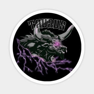 Lightning Taurus (pink) Magnet